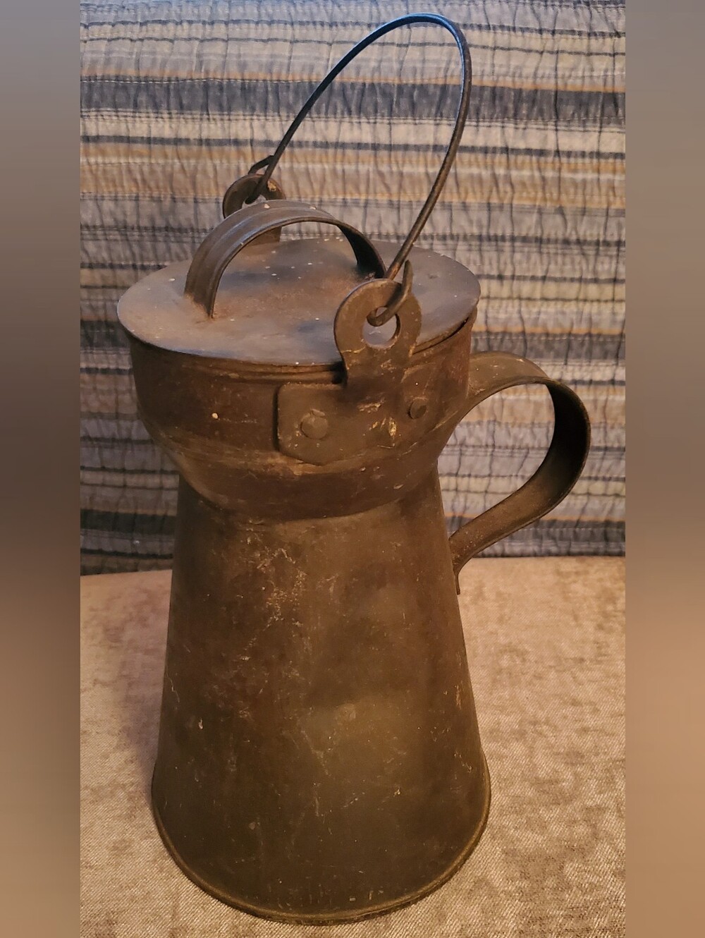 Primitive Tin Kettle